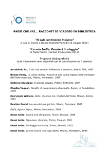 Il sub continente indiano - Comune di Sesto Fiorentino