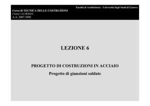 Lezione 6 - Arch-UniGe - Università degli studi di Genova