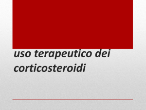 uso dei corticosteroidi