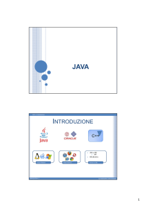 Java - Il Linguaggio