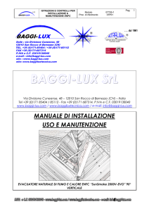 istruzioni enfc sunsmoke 2000v-evo 90° verticale uni - BAGGI-LUX