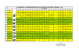 Consulta o scarica il calendario