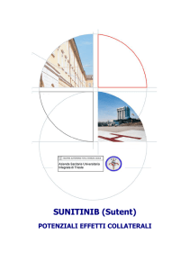 SUNITINIB (Sutent) - Ospedali riuniti di Trieste