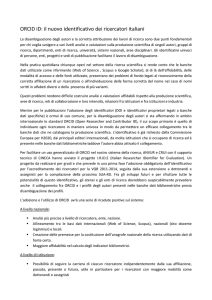 ORCID iD: il nuovo identificativo dei ricercatori italiani