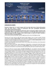 COMUNICATO STAMPA - Accademia Teatro alla Scala