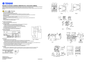 Manuale di istruzioni contattori TKMC(D)6÷16 e relè