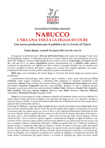 nabucco - Teatro Regio