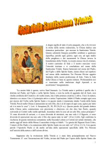 Festa della Santissima Trinità - Suore Francescane Immacolatine