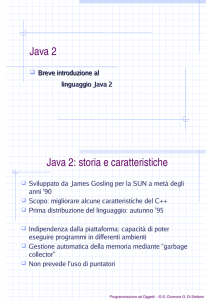 Java 2 Java 2: storia e caratteristiche