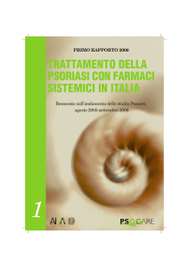 trattamento della psoriasi con farmaci sistemici in italia