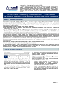 Amundi Formula Garantita High Diversification 2014 – Fondo a