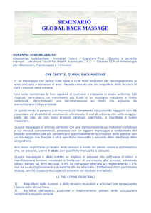 seminario global back massage - AKSI Associazione Italiana di