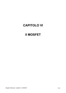 CAPITOLO 6 - Il Mosfet Rev1