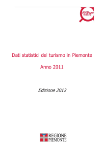 Sommario - Sviluppo Piemonte Turismo