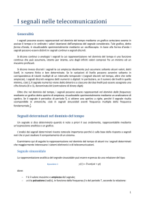 I segnali nelle telecomunicazioni