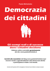 Democrazia dei cittadini