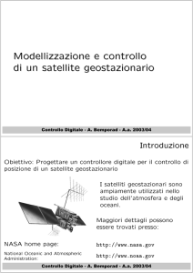 Modellizzazione e controllo di un satellite geostazionario
