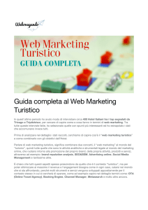 Guida completa al Web Marketing Turistico