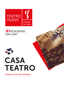 casa teatro 2016-2017 - Teatro Nuovo Giovanni da Udine