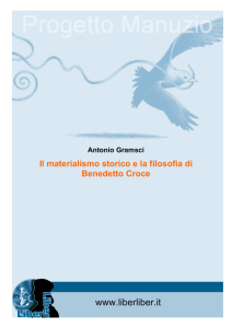 Il materialismo storico e la filosofia di Benedetto Croce