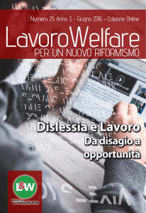 Dislessia e Lavoro. Da disagio a opportunità