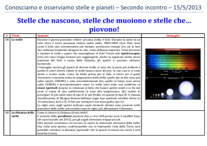 CONOSCIAMO STELLE E PIANETI 2B – Stelle