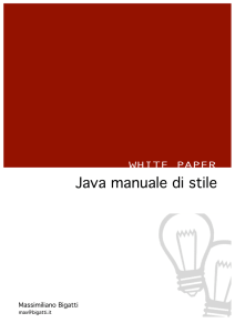 Java manuale di stile