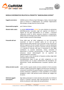 Modulo di consenso informato