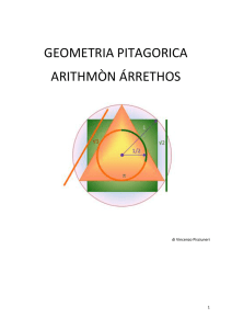 geometria pitagorica arithmon arrethos