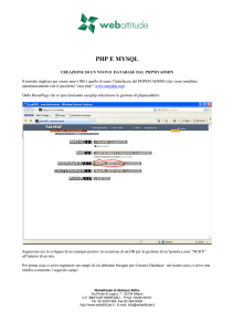 php e mysql - Webattitude