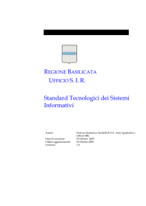 Allegato 4 - Standards Tecnologici