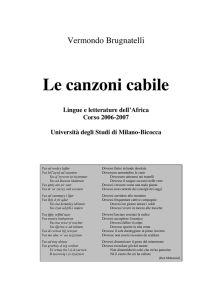 Le canzoni cabile