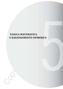 Logica matematica e ragionamento numerico