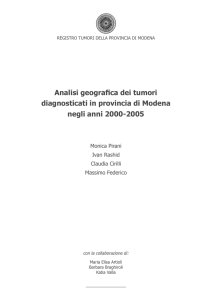 Consulta e scarica l`intero volume - Registro Tumori della provincia