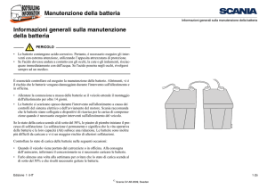 Manutenzione della batteria Informazioni generali sulla