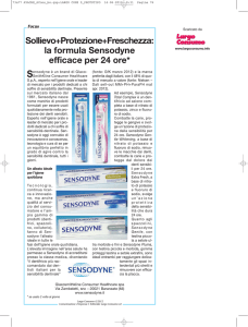 Igiene Orale: la formula Sensodyne per la sensibilità dentale