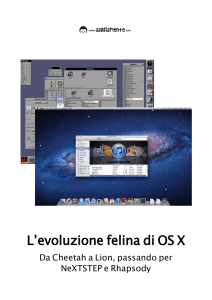 L`evoluzione felina di OS X