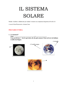 il sistema solare - Istituto Trento 5