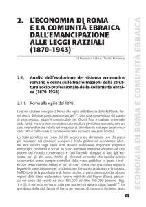 Gli effetti delle leggi razziali sull`economia degli ebrei nella città di