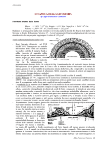 dinamica della litosfera