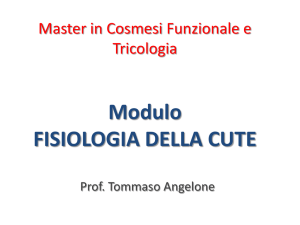Diapositiva 1 - Master in Cosmesi di II Livello