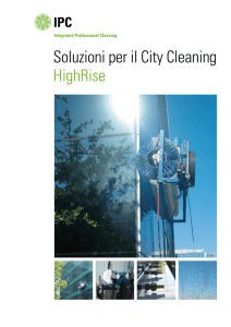 Soluzioni per il City Cleaning HighRise