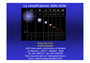 La classificazione delle stelle - INAF-OABO