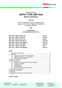 HISTO TYPE SSP Kits