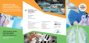 Endobronchial Ultrasound (EBUS) ed Ecografia