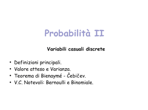 Probabilità II