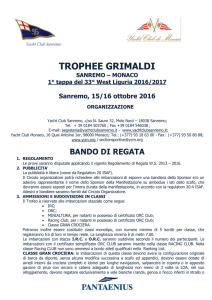 trophee grimaldi - Yacht Club Sanremo