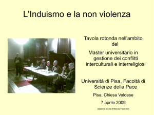 L`Induismo e la non violenza