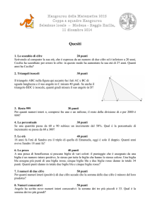 Testo Della Gara E Soluzioni