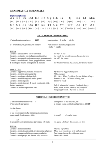 Grammatica essenziale - International English Centre